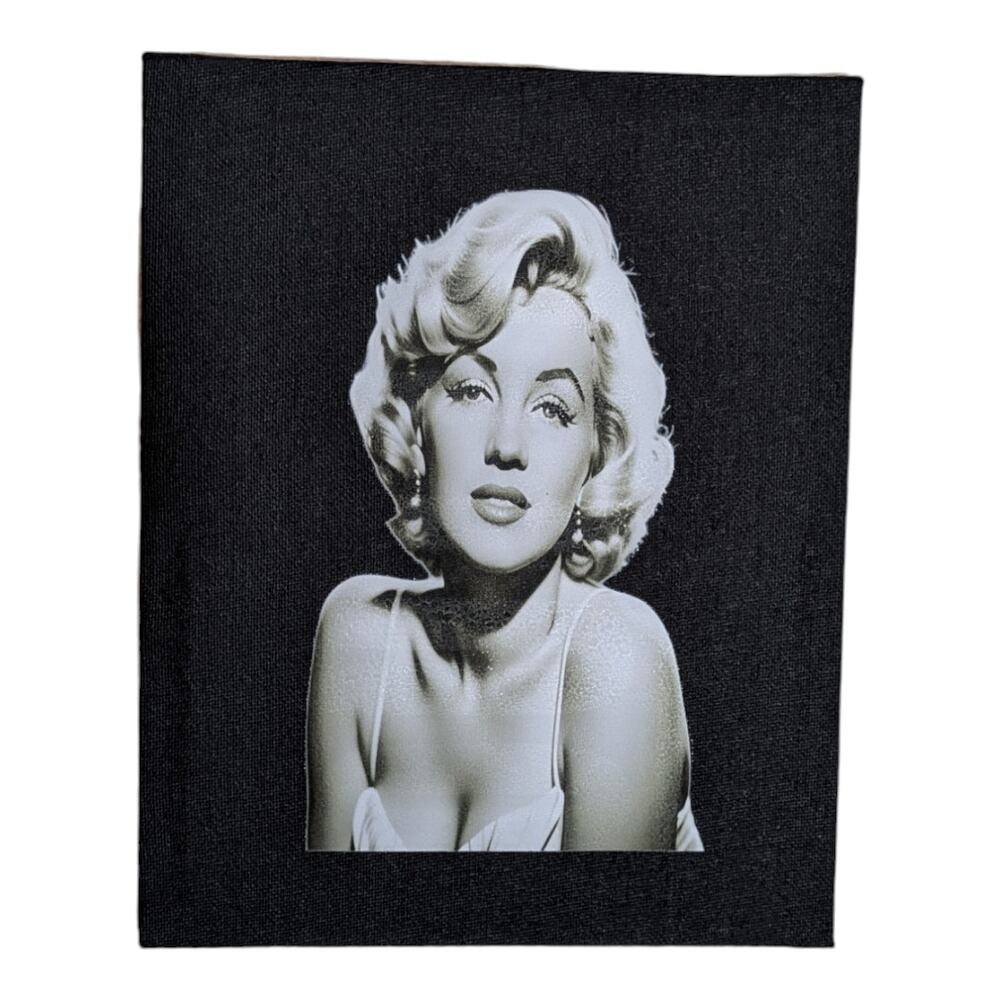 Marilyn Monroe Canvas Print 8 x 10 inches On Black Canvas
